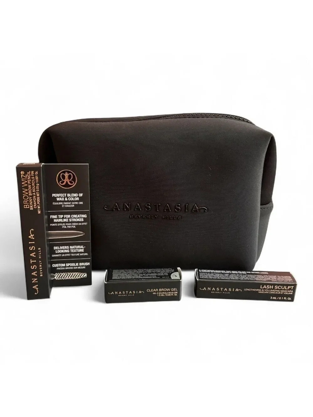 Anastasia Beverly Hills Makeup Bag and Travel Size Products NWOT
